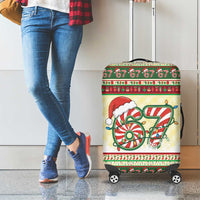 67 Six Seven Funny Meme Christmas Luggage Cover Funny Xmas - Wonder Print Shop