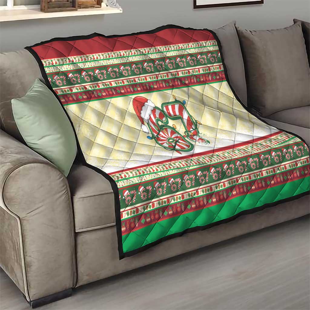 67 Six Seven Funny Meme Christmas Quilt Funny Xmas - Wonder Print Shop