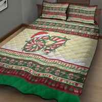 67 Six Seven Funny Meme Christmas Quilt Bed Set Funny Xmas - Wonder Print Shop