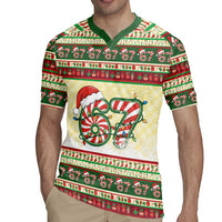 67 Six Seven Funny Meme Christmas Rugby Jersey Funny Xmas - Wonder Print Shop