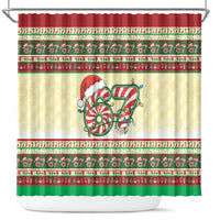67 Six Seven Funny Meme Christmas Shower Curtain Funny Xmas - Wonder Print Shop