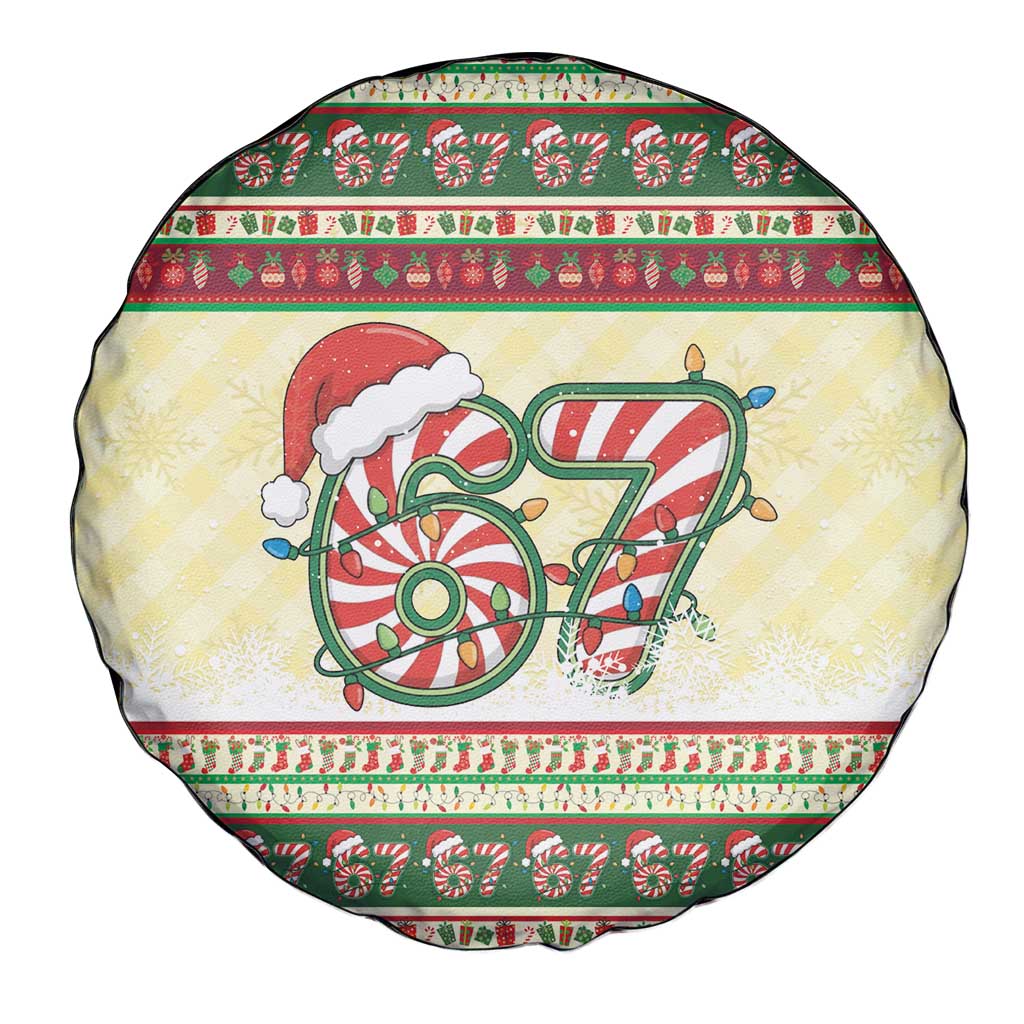 67 Six Seven Funny Meme Christmas Spare Tire Cover Funny Xmas - Wonder Print Shop