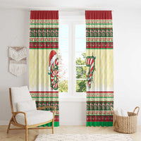 67 Six Seven Funny Meme Christmas Window Curtain Funny Xmas - Wonder Print Shop