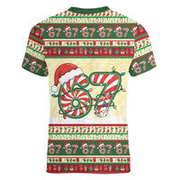 67 Six Seven Funny Meme Christmas Women V-Neck T-Shirt Funny Xmas - Wonder Print Shop