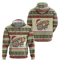 67 Six Seven Funny Meme Christmas Zip Hoodie Funny Xmas - Wonder Print Shop