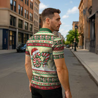 67 Six Seven Funny Meme Christmas Zipper Polo Shirt Funny Xmas - Wonder Print Shop