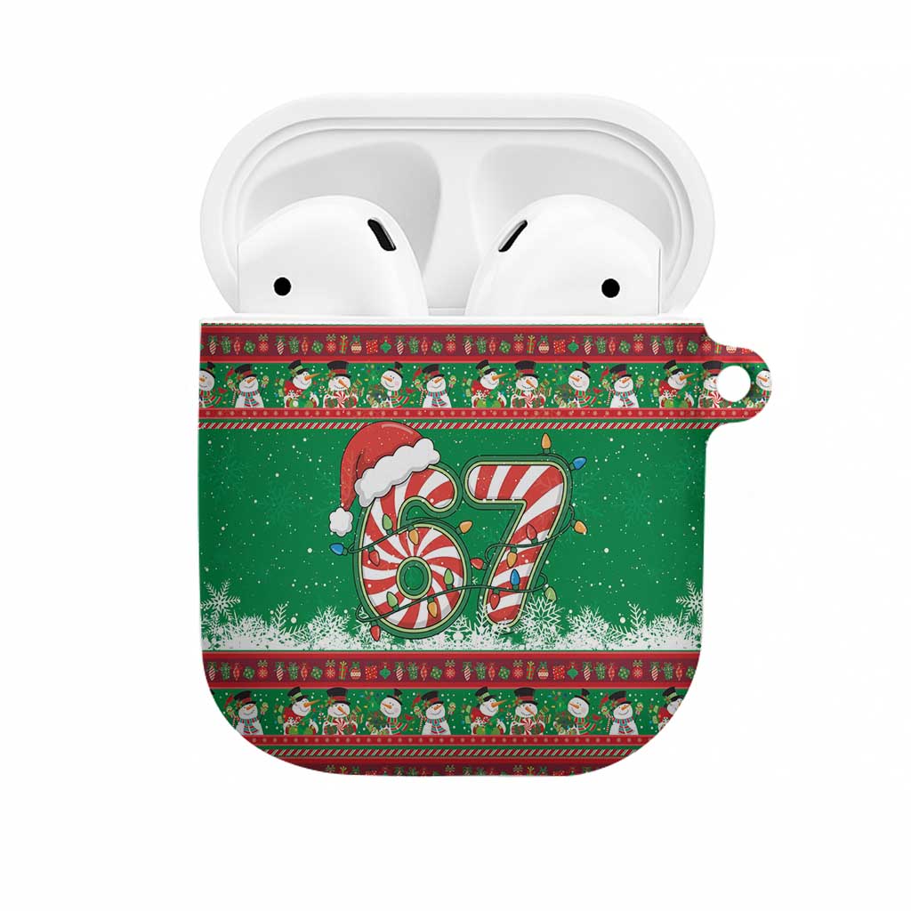 67 Six Seven Funny Meme Christmas AirPods Case Funny Xmas - Wonder Print Shop