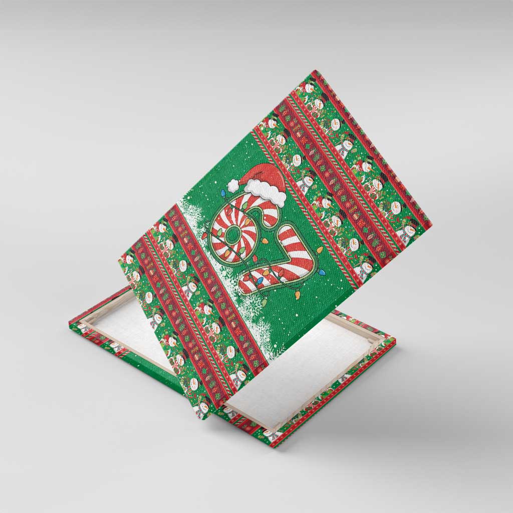 67 Six Seven Funny Meme Christmas Canvas Wall Art Funny Xmas - Wonder Print Shop