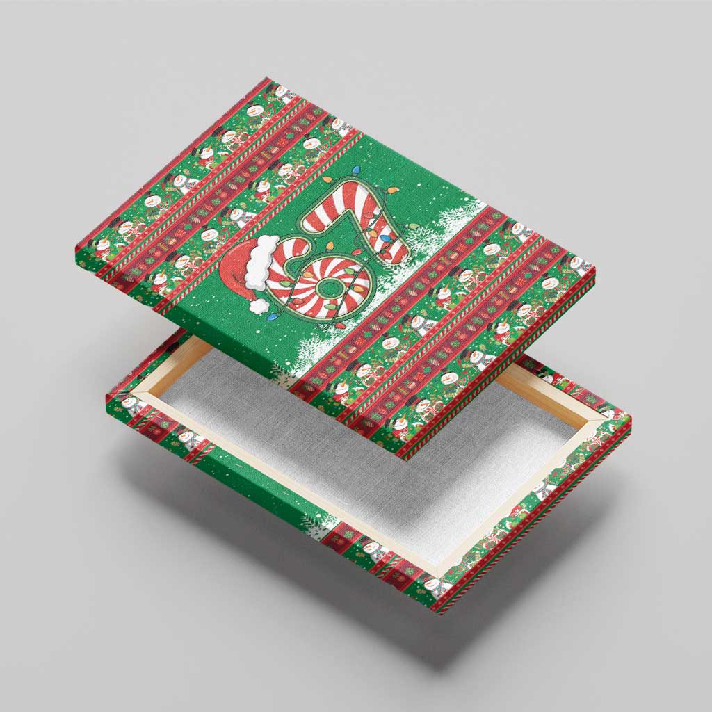 67 Six Seven Funny Meme Christmas Canvas Wall Art Funny Xmas - Wonder Print Shop
