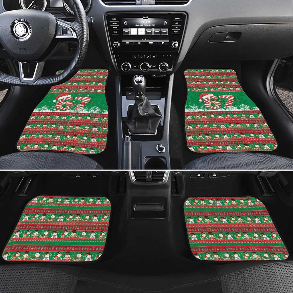 67 Six Seven Funny Meme Christmas Car Mats Funny Xmas - Wonder Print Shop