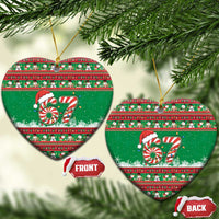 67 Six Seven Funny Meme Christmas Ceramic Ornament Funny Xmas - Wonder Print Shop