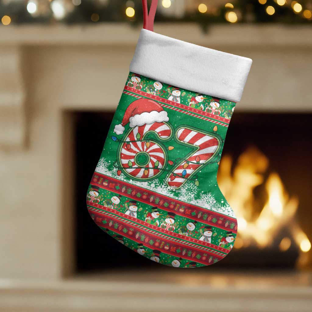 67 Six Seven Funny Meme Christmas Stocking Funny Xmas - Wonder Print Shop