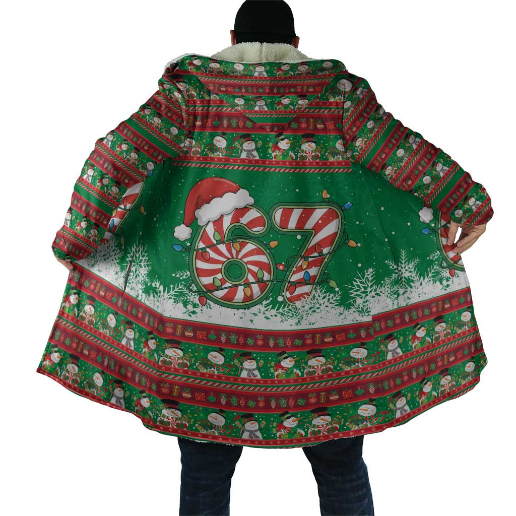 67 Six Seven Funny Meme Christmas Cloak Funny Xmas - Wonder Print Shop