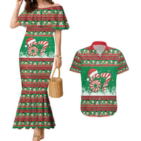 67 Six Seven Funny Meme Christmas Couples Matching Mermaid Dress and Hawaiian Shirt Funny Xmas - Wonder Print Shop