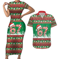 67 Six Seven Funny Meme Christmas Couples Matching Short Sleeve Bodycon Dress and Hawaiian Shirt Funny Xmas - Wonder Print Shop
