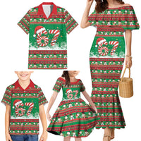 67 Six Seven Funny Meme Christmas Family Matching Mermaid Dress and Hawaiian Shirt Funny Xmas - Wonder Print Shop