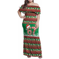 67 Six Seven Funny Meme Christmas Family Matching Off Shoulder Maxi Dress and Hawaiian Shirt Funny Xmas - Wonder Print Shop