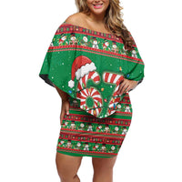 67 Six Seven Funny Meme Christmas Family Matching Off Shoulder Short Dress and Hawaiian Shirt Funny Xmas - Wonder Print Shop