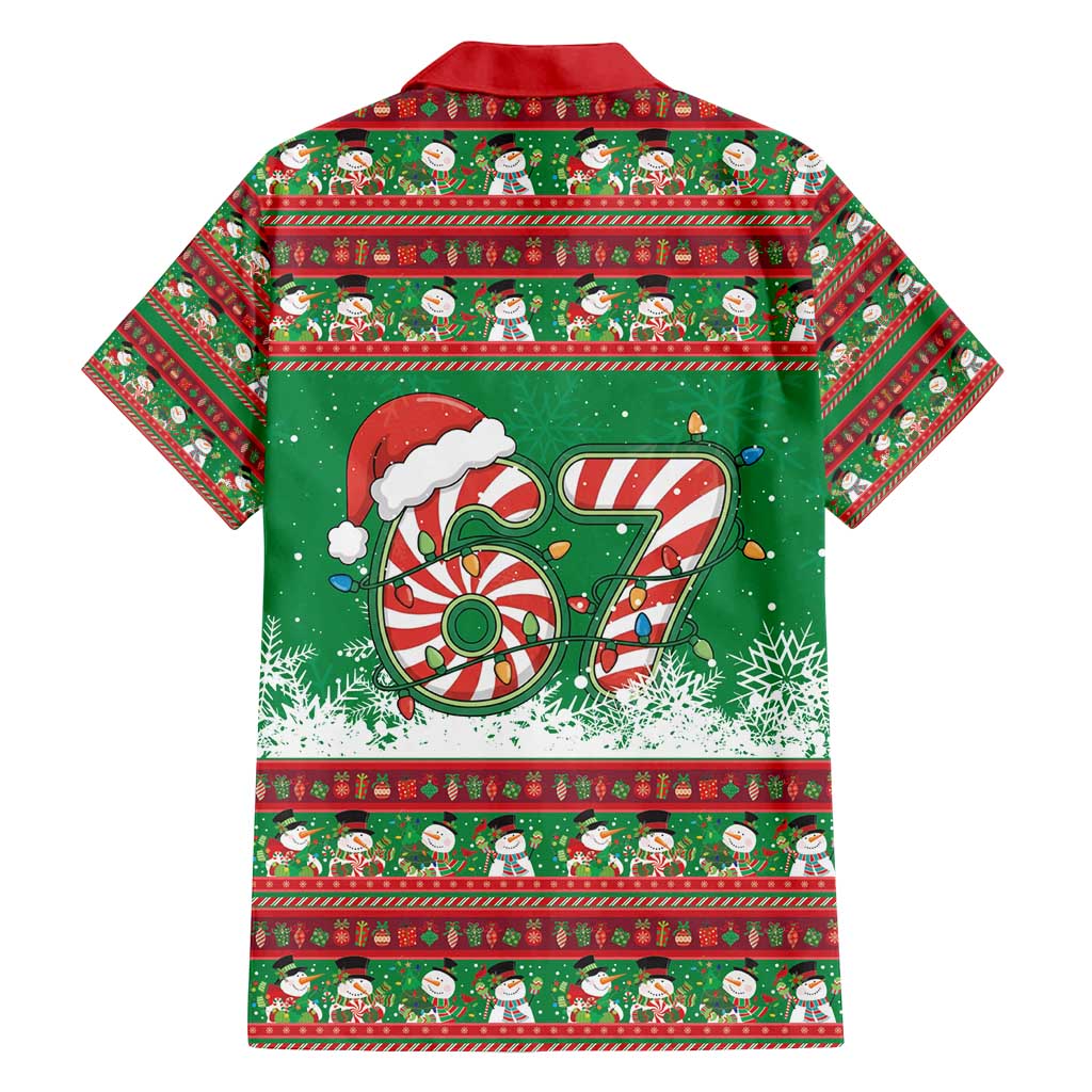 67 Six Seven Funny Meme Christmas Family Matching Tank Maxi Dress and Hawaiian Shirt Funny Xmas - Wonder Print Shop