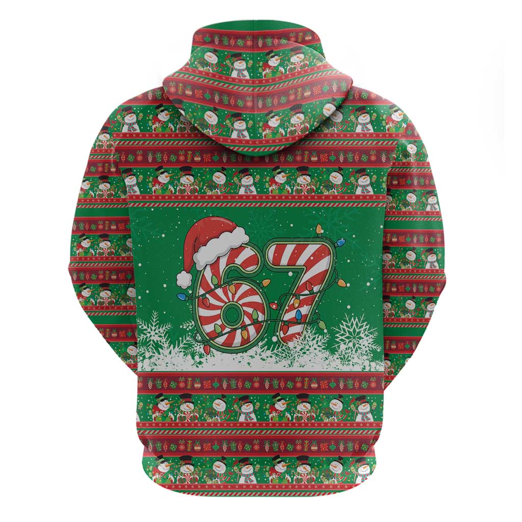 67 Six Seven Funny Meme Christmas Hoodie Funny Xmas - Wonder Print Shop