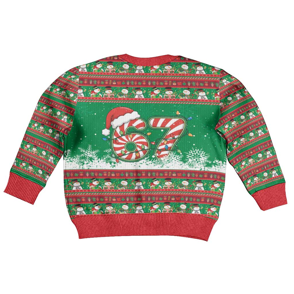 67 Six Seven Funny Meme Christmas Kid Ugly Christmas Sweater Funny Xmas - Wonder Print Shop