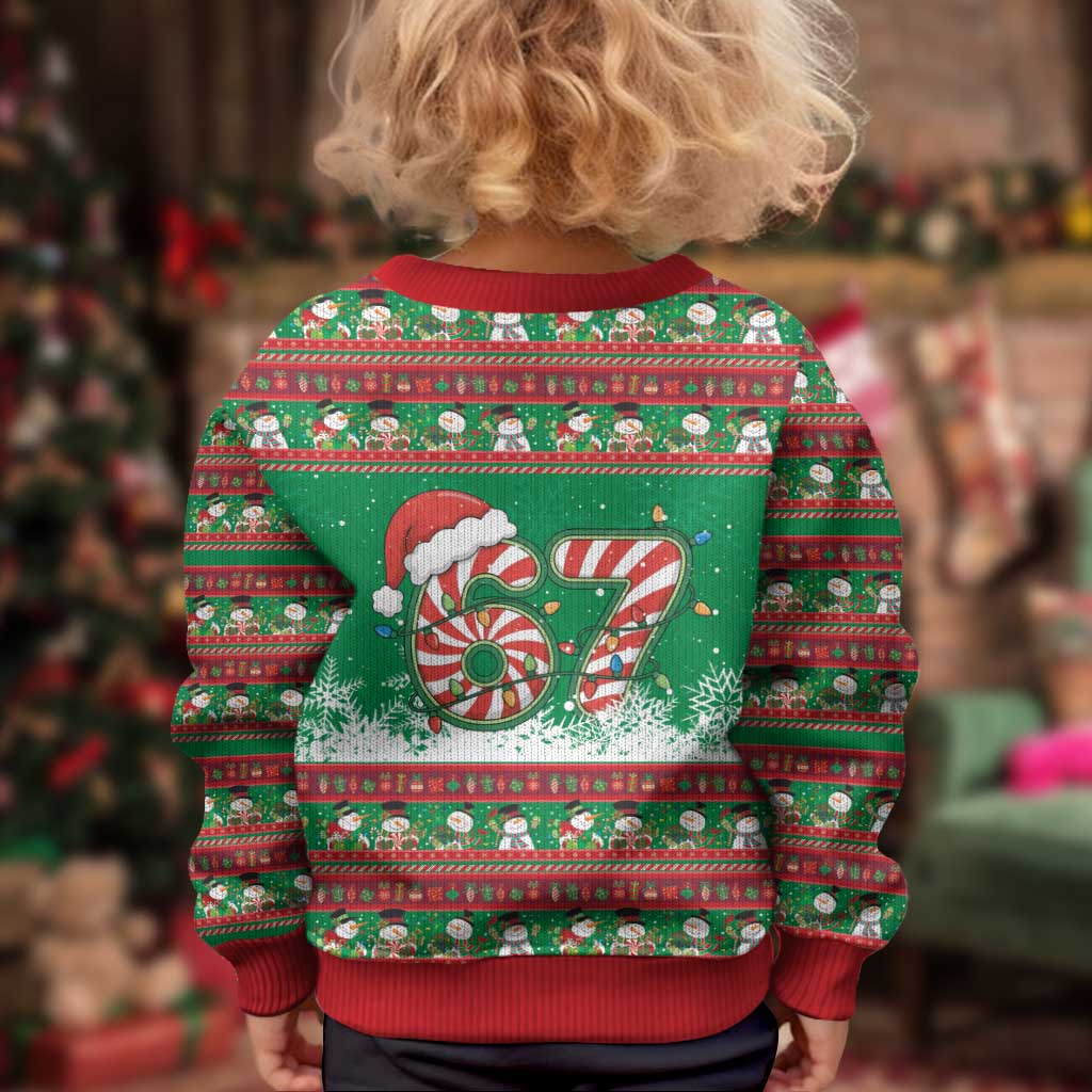 67 Six Seven Funny Meme Christmas Kid Ugly Christmas Sweater Funny Xmas - Wonder Print Shop