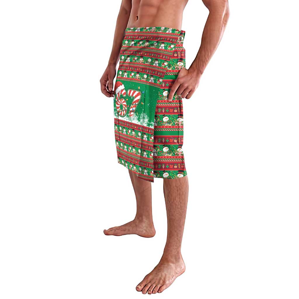 67 Six Seven Funny Meme Christmas Lavalava Funny Xmas - Wonder Print Shop