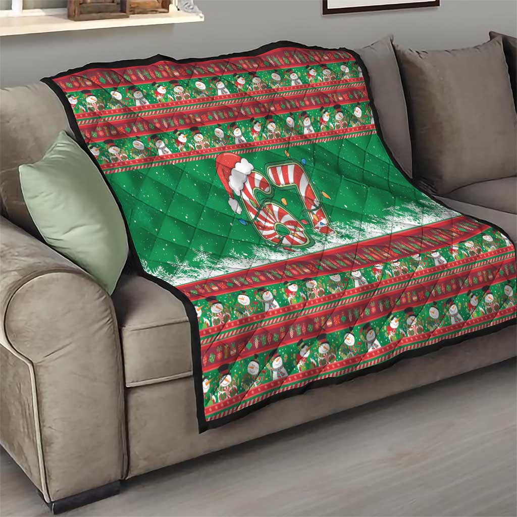 67 Six Seven Funny Meme Christmas Quilt Funny Xmas - Wonder Print Shop