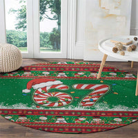 67 Six Seven Funny Meme Christmas Round Carpet Funny Xmas - Wonder Print Shop