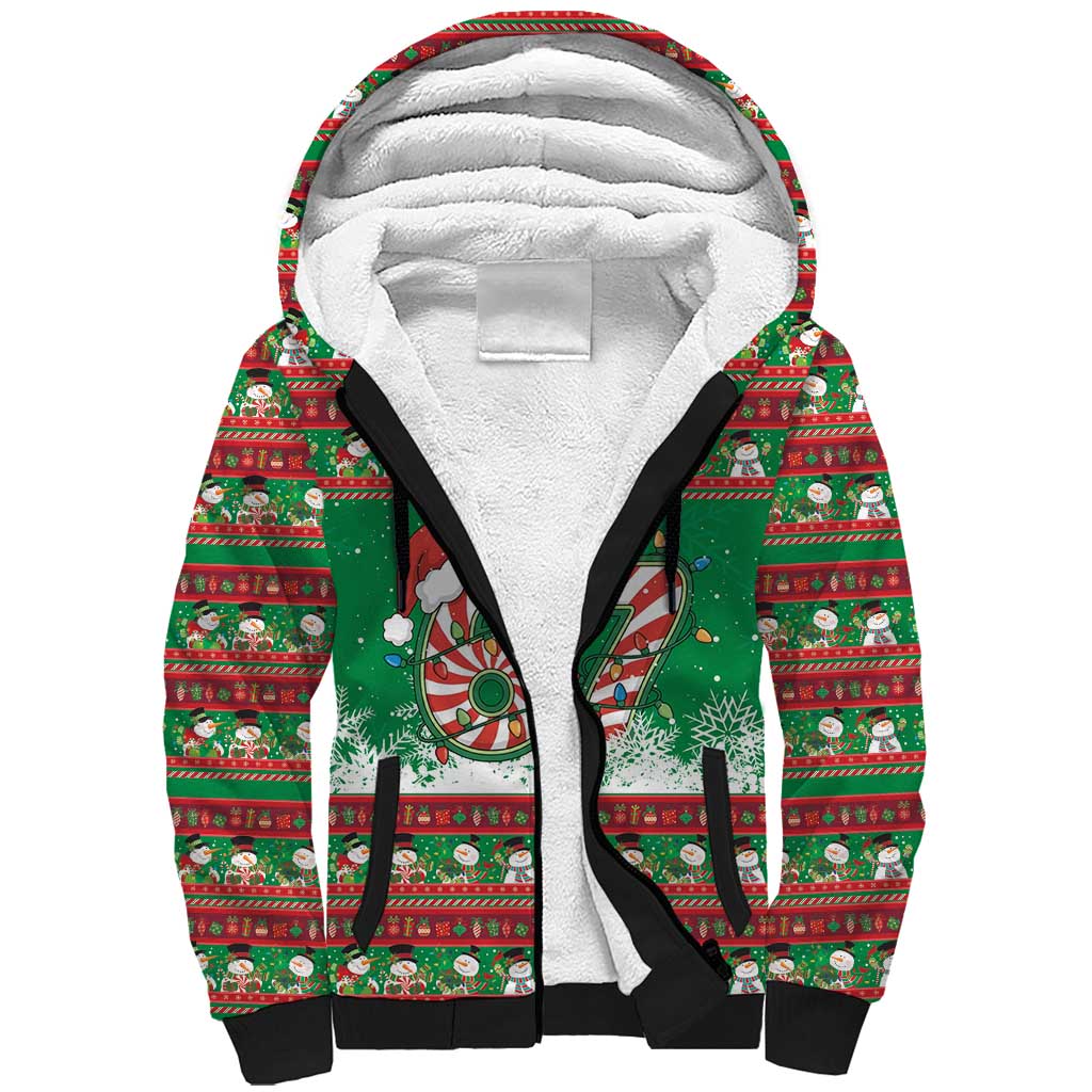 67 Six Seven Funny Meme Christmas Sherpa Hoodie Funny Xmas - Wonder Print Shop
