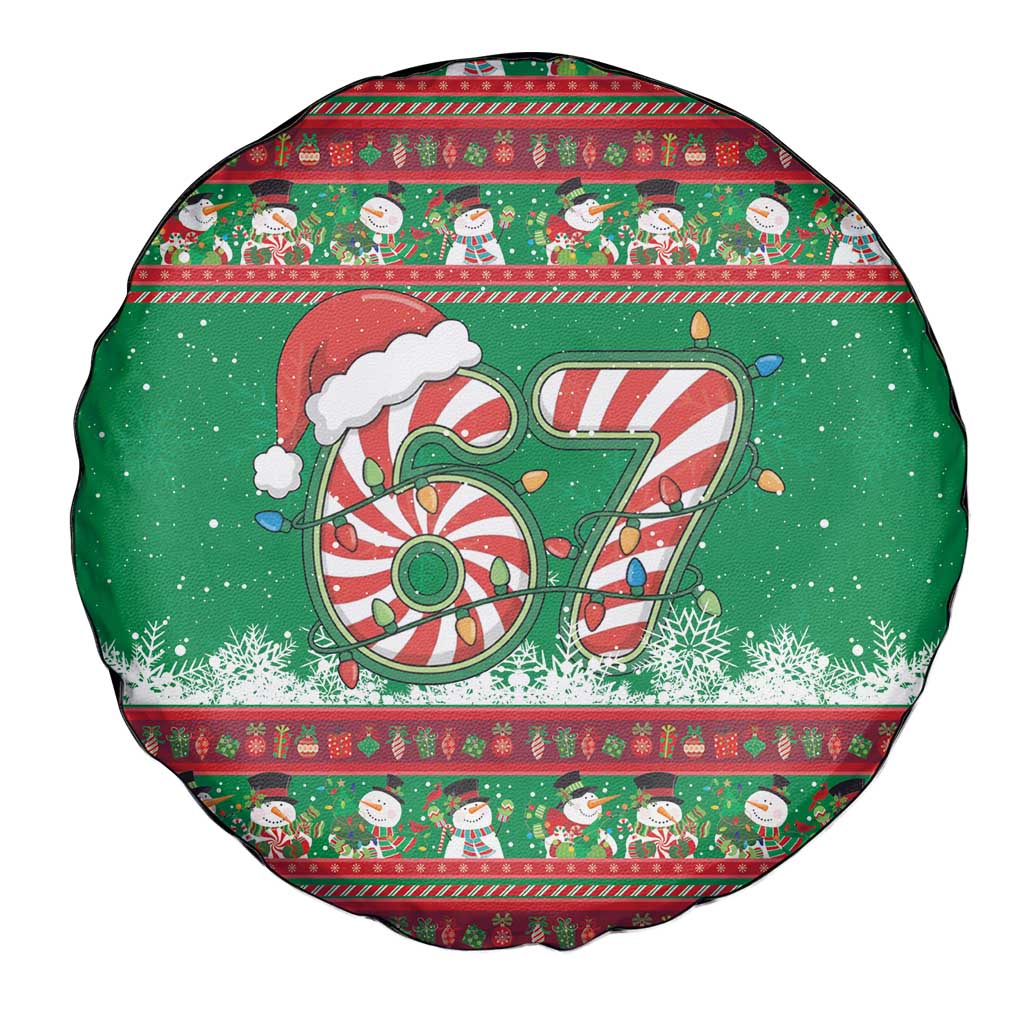 67 Six Seven Funny Meme Christmas Spare Tire Cover Funny Xmas - Wonder Print Shop
