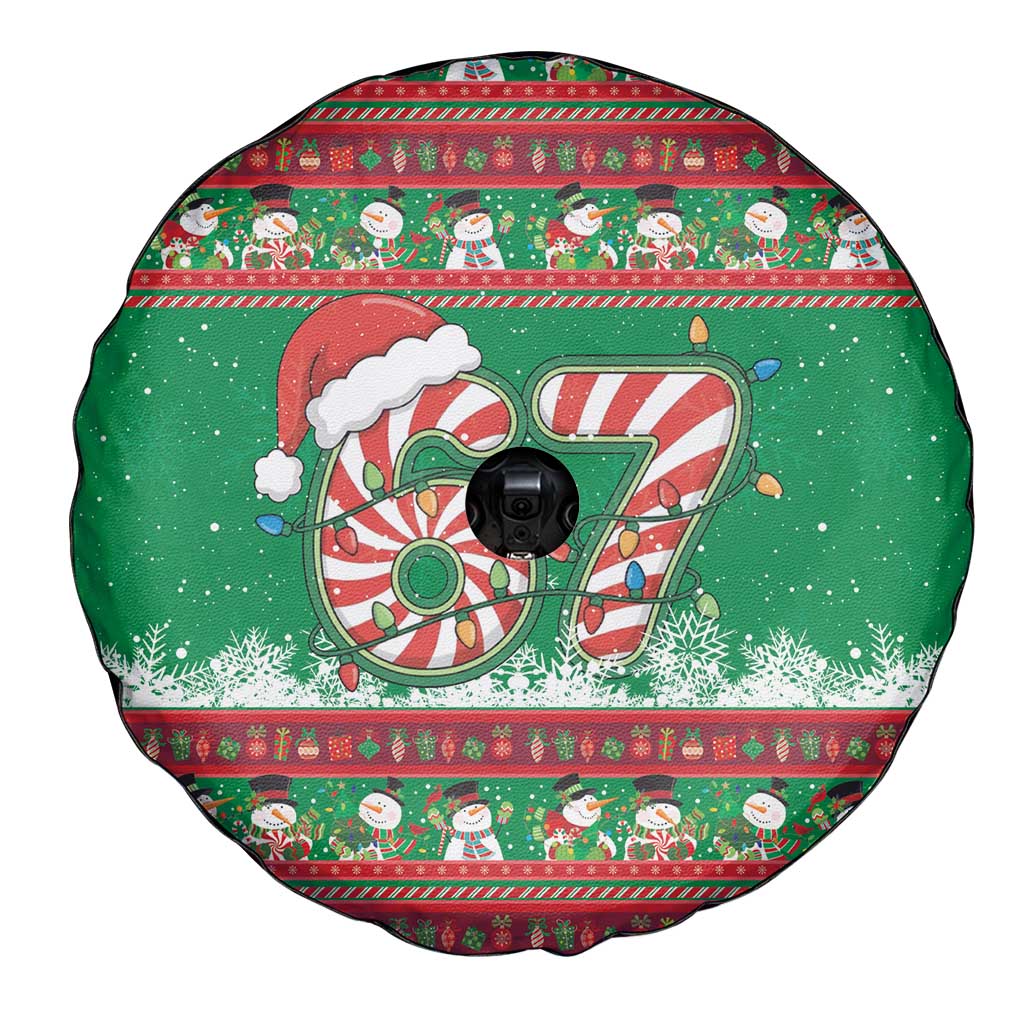 67 Six Seven Funny Meme Christmas Spare Tire Cover Funny Xmas - Wonder Print Shop
