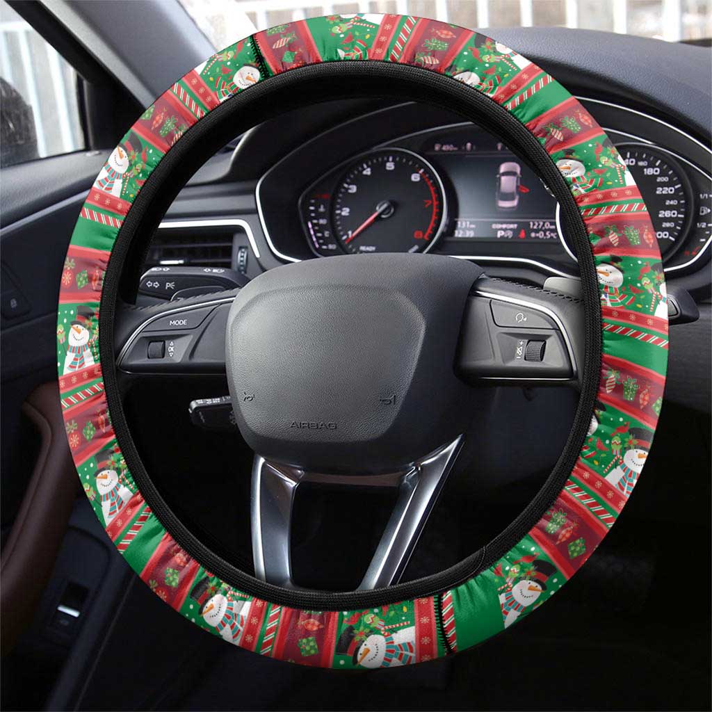 67 Six Seven Funny Meme Christmas Steering Wheel Cover Funny Xmas - Wonder Print Shop