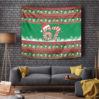67 Six Seven Funny Meme Christmas Tapestry Funny Xmas - Wonder Print Shop