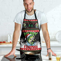 Fishing Christmas Merry Fishmas Apron We Wish You A Merry Fishmas - Wonder Print Shop