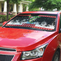 Fishing Christmas Merry Fishmas Auto Sun Shade We Wish You A Merry Fishmas - Wonder Print Shop