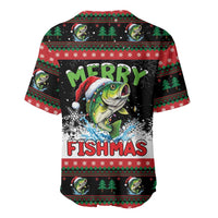 Fishing Christmas Merry Fishmas Baseball Jersey We Wish You A Merry Fishmas - Wonder Print Shop