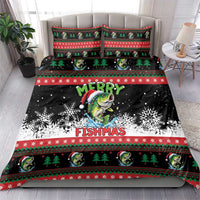Fishing Christmas Merry Fishmas Bedding Set We Wish You A Merry Fishmas - Wonder Print Shop
