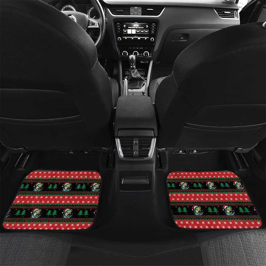 Fishing Christmas Merry Fishmas Car Mats We Wish You A Merry Fishmas - Wonder Print Shop