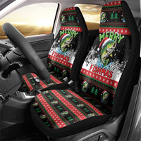 Fishing Christmas Merry Fishmas Car Seat Cover We Wish You A Merry Fishmas - Wonder Print Shop