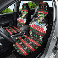 Fishing Christmas Merry Fishmas Car Seat Cover We Wish You A Merry Fishmas - Wonder Print Shop