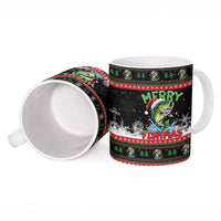 Fishing Christmas Merry Fishmas Ceramic Mug We Wish You A Merry Fishmas - Wonder Print Shop