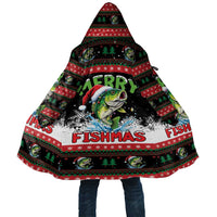 Fishing Christmas Merry Fishmas Cloak We Wish You A Merry Fishmas - Wonder Print Shop