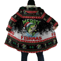 Fishing Christmas Merry Fishmas Cloak We Wish You A Merry Fishmas - Wonder Print Shop