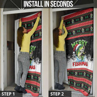Fishing Christmas Merry Fishmas Door Cover We Wish You A Merry Fishmas - Wonder Print Shop