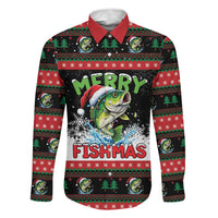 Fishing Christmas Merry Fishmas Family Matching Mermaid Dress and Hawaiian Shirt We Wish You A Merry Fishmas - Wonder Print Shop