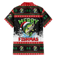 Fishing Christmas Merry Fishmas Family Matching Off The Shoulder Long Sleeve Dress and Hawaiian Shirt We Wish You A Merry Fishmas - Wonder Print Shop
