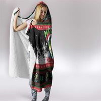 Fishing Christmas Merry Fishmas Hooded Blanket We Wish You A Merry Fishmas - Wonder Print Shop