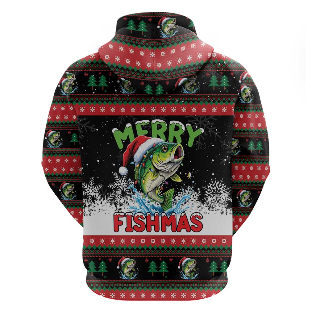 Fishing Christmas Merry Fishmas Hoodie We Wish You A Merry Fishmas - Wonder Print Shop