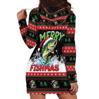 Fishing Christmas Merry Fishmas Hoodie Dress We Wish You A Merry Fishmas - Wonder Print Shop